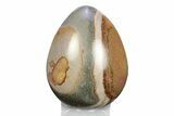 Polished Polychrome Jasper Egg - Madagascar #245725-1